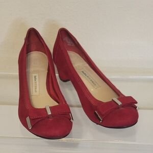 Dana Buchman Red Suede Women's Shoes